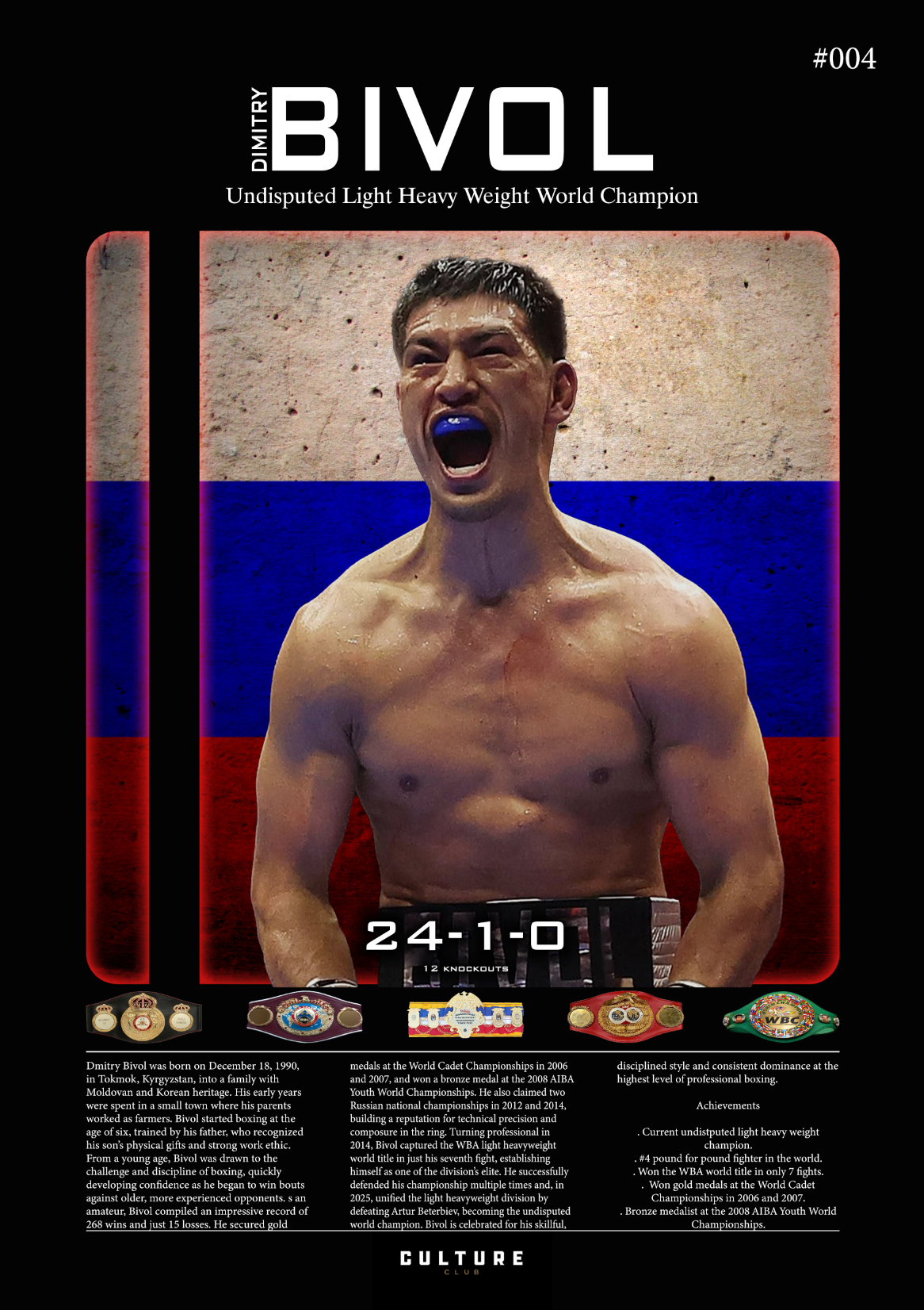 Dimitry Bivol Fight Poster