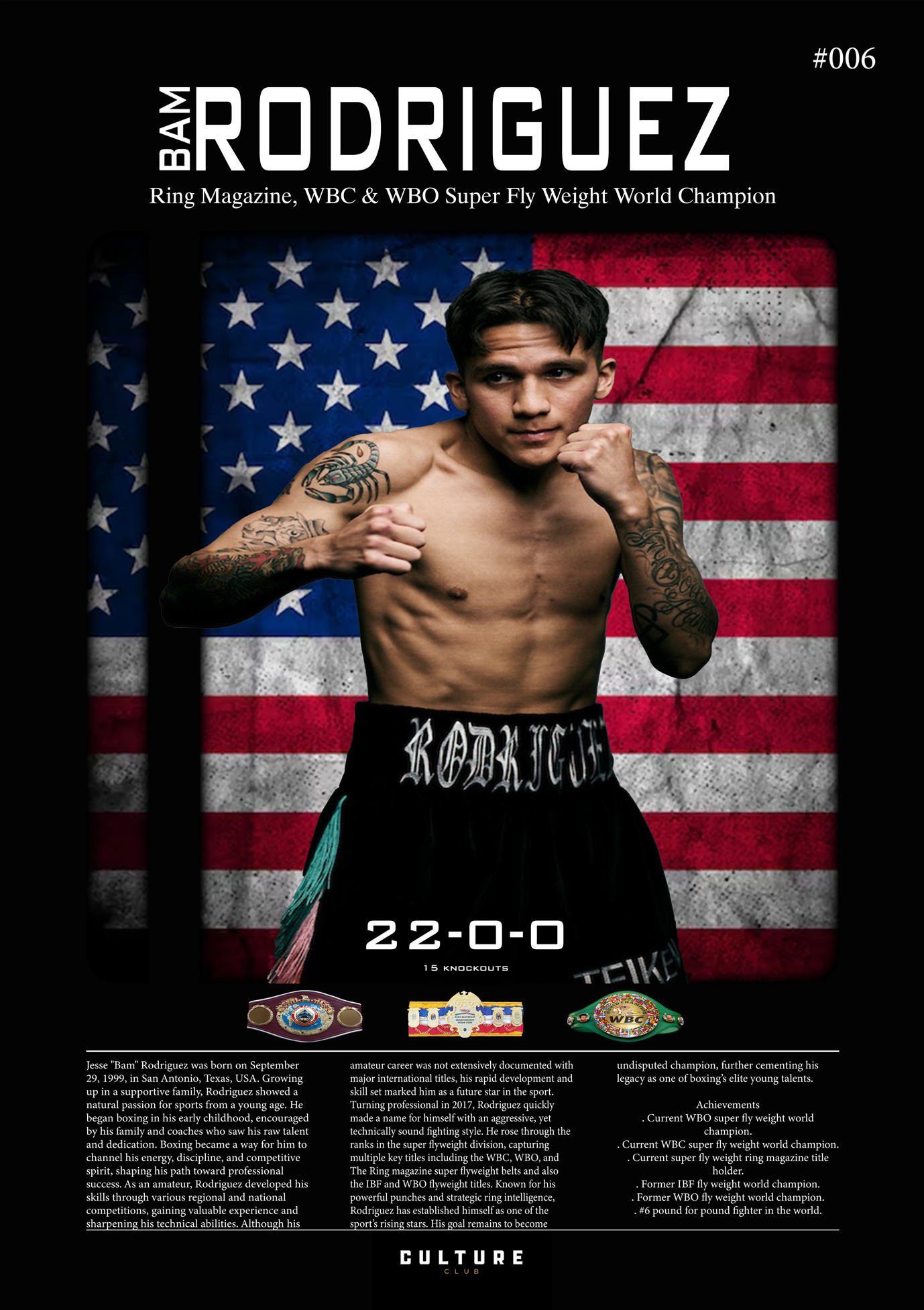 Bam Rodriguez Fight Poster