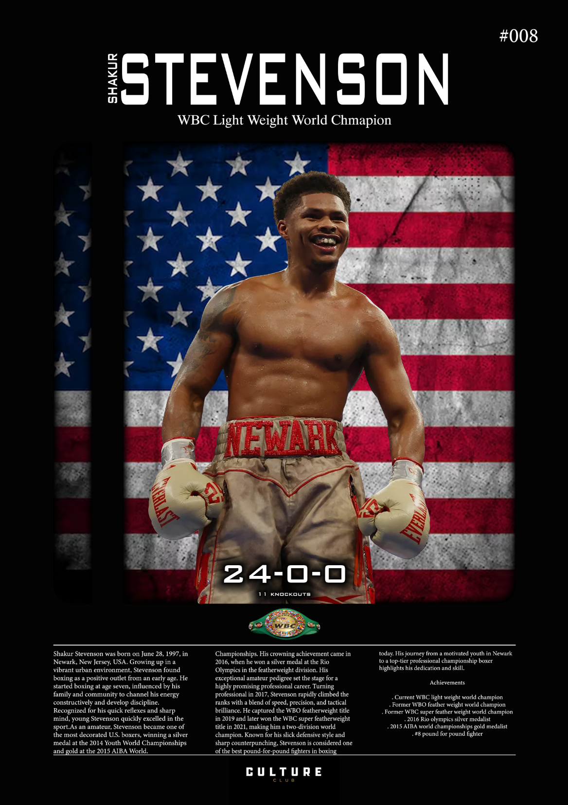 Shakur Stevenson Fight Poster