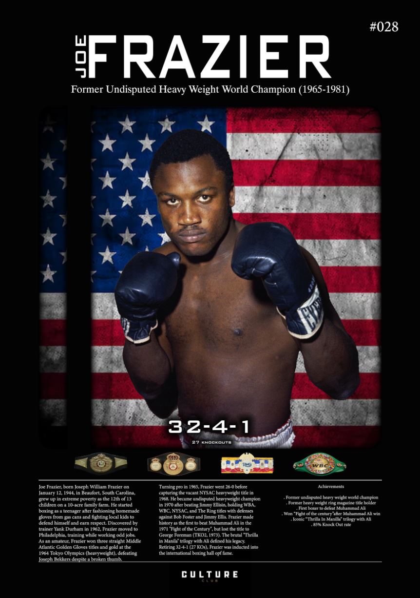 Joe Frazier Fight Poster