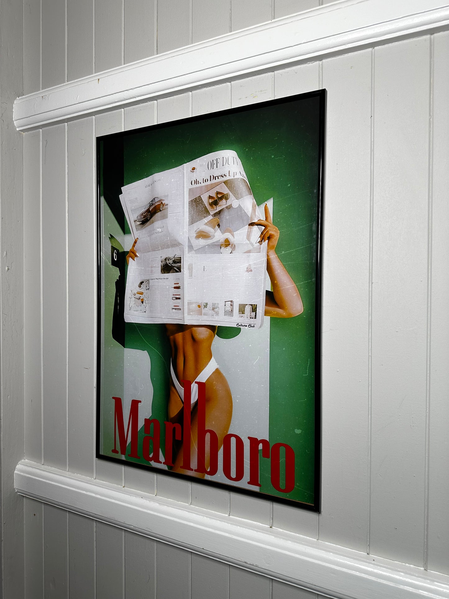 Malboro, Morning News Vintage Poster