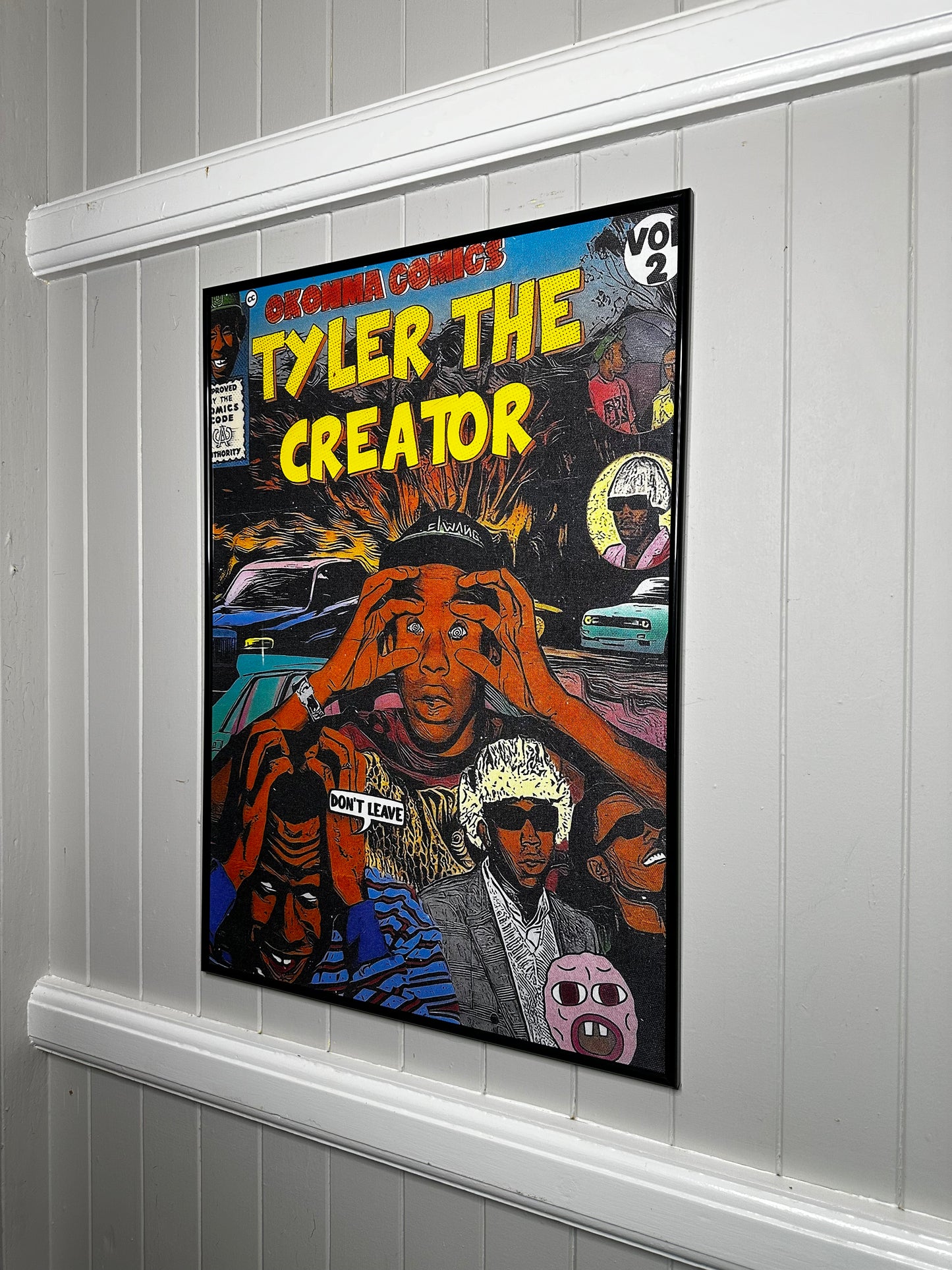 Tyler.T.Creator, Vintage Comic Poster