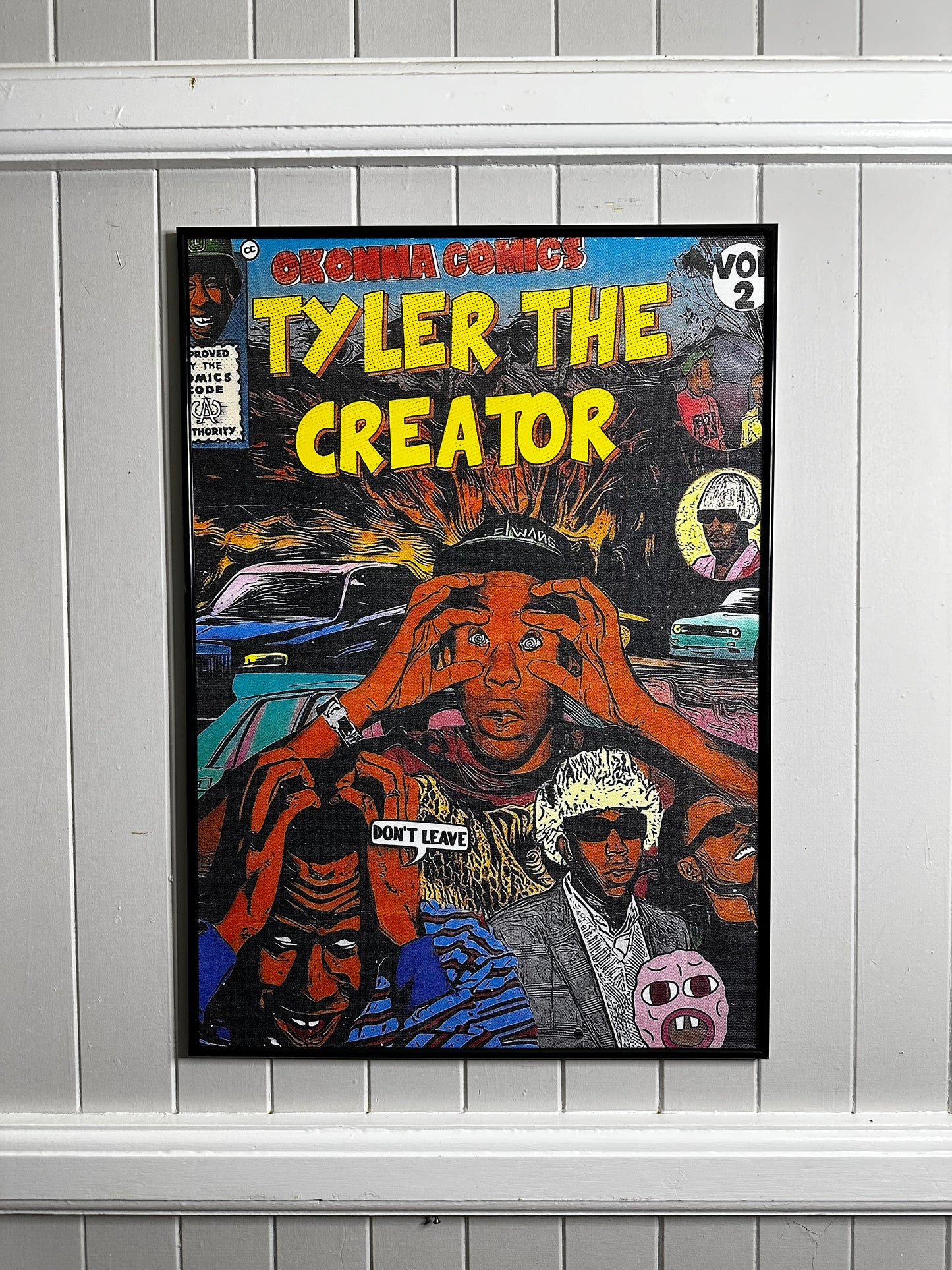 Tyler.T.Creator, Vintage Comic Poster