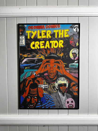 Tyler.T.Creator, Vintage Comic Poster