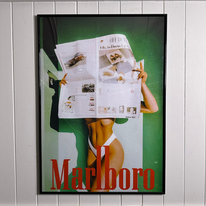 Malboro, Morning News Vintage Poster