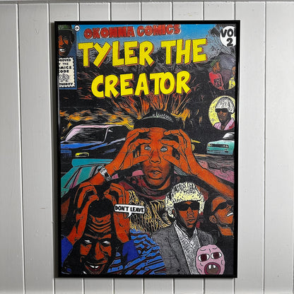 Tyler.T.Creator, Vintage Comic Poster