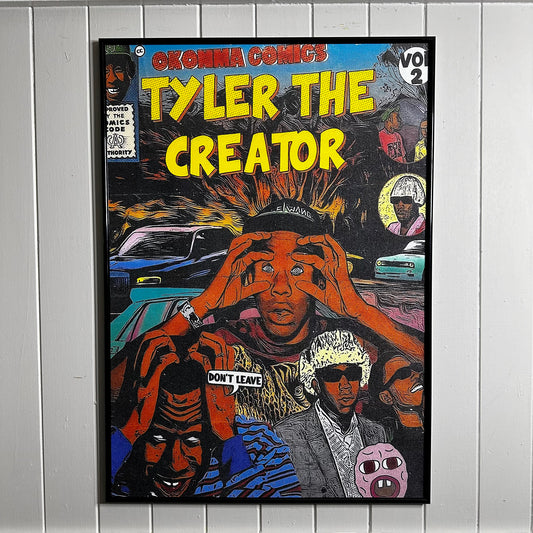 Tyler.T.Creator, Vintage Comic Poster