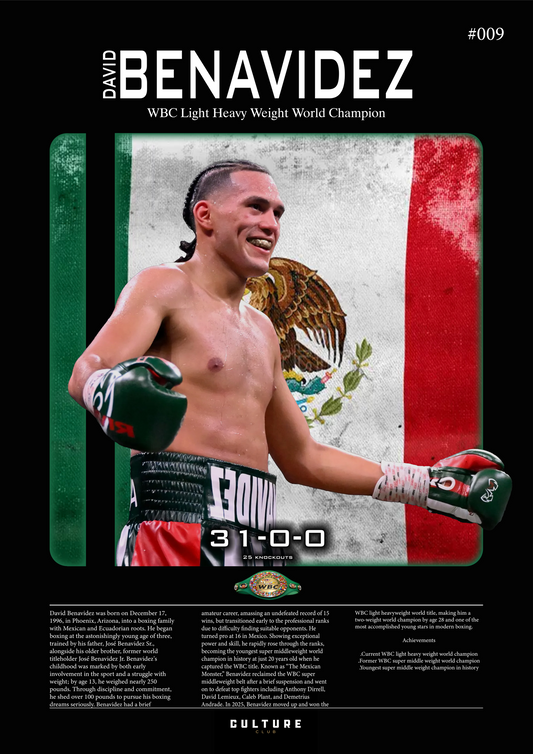 David Benavidez Fight Poster