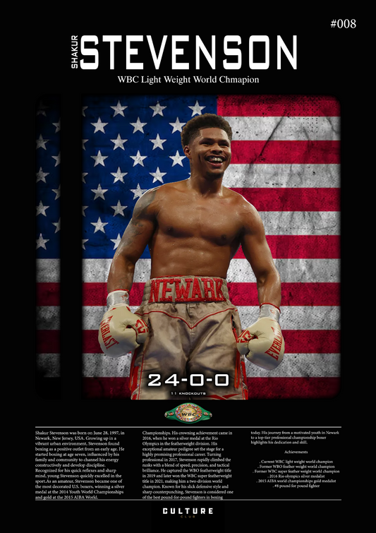 Shakur Stevenson Fight Poster
