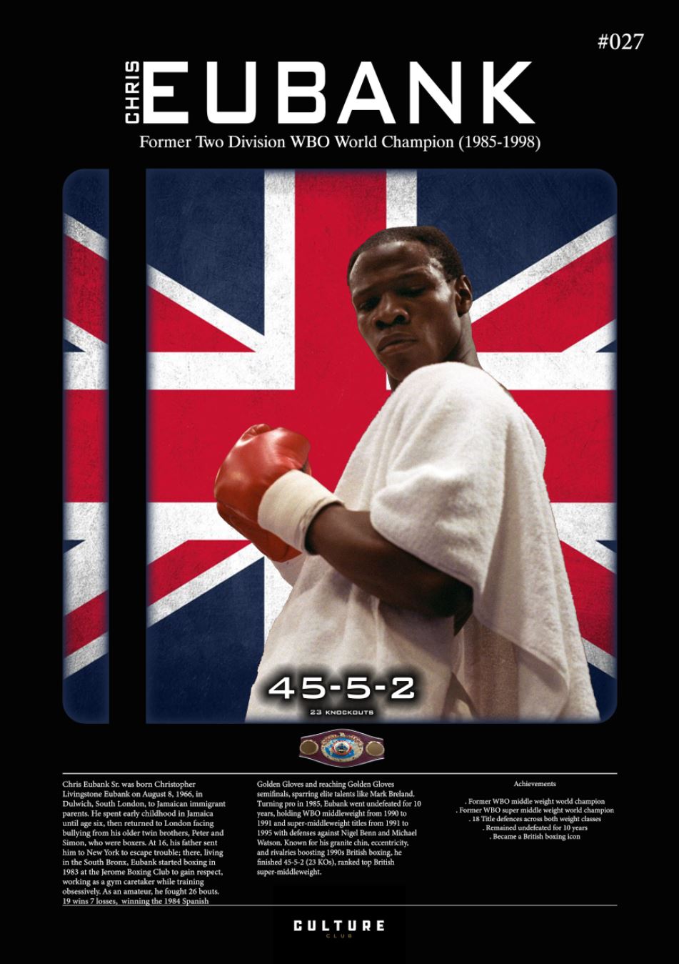 Chris Eubank Fight Poster