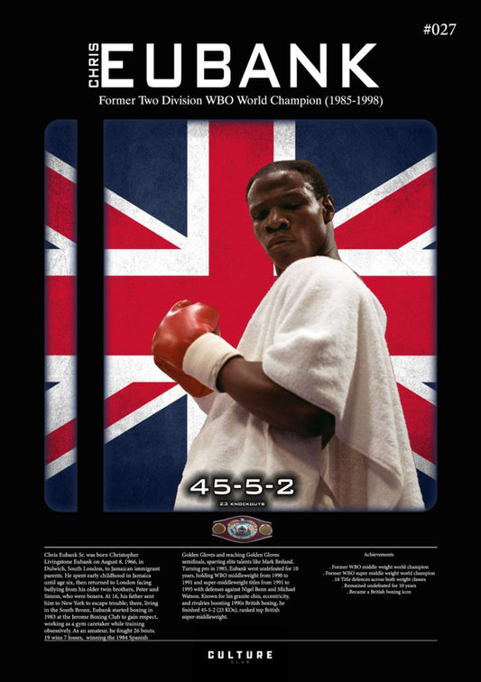 Chris Eubank Fight Poster