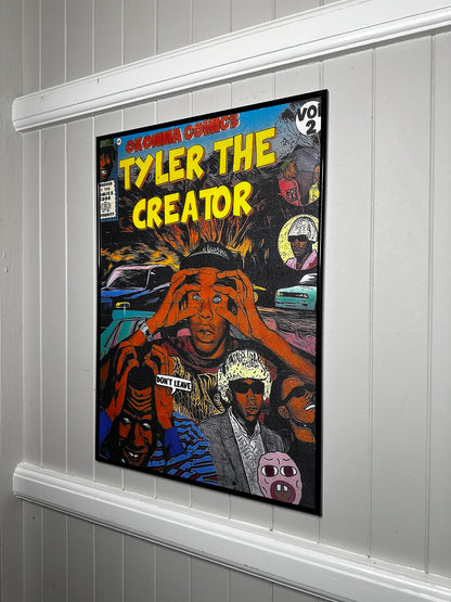 Tyler.T.Creator, Vintage Comic Poster