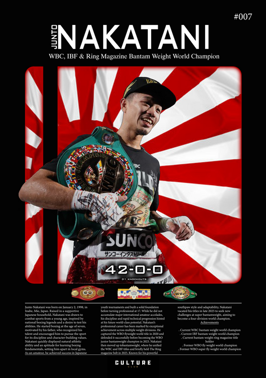Junto Nakatani Fight Poster