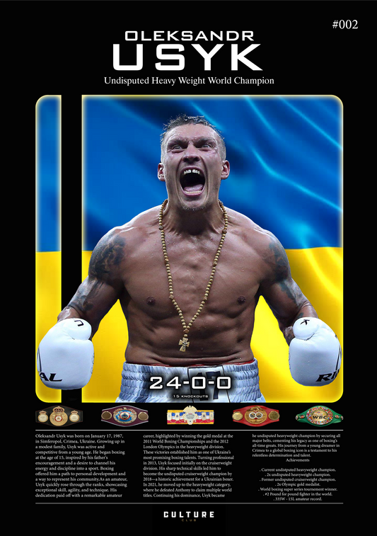 Oleksandr Usyk Fight Poster