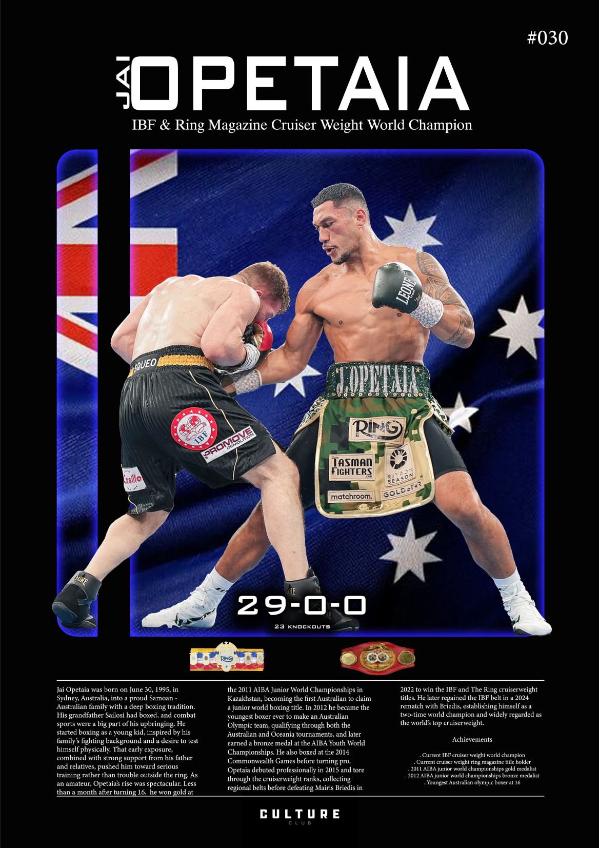 Jai Opetaia Fight Poster