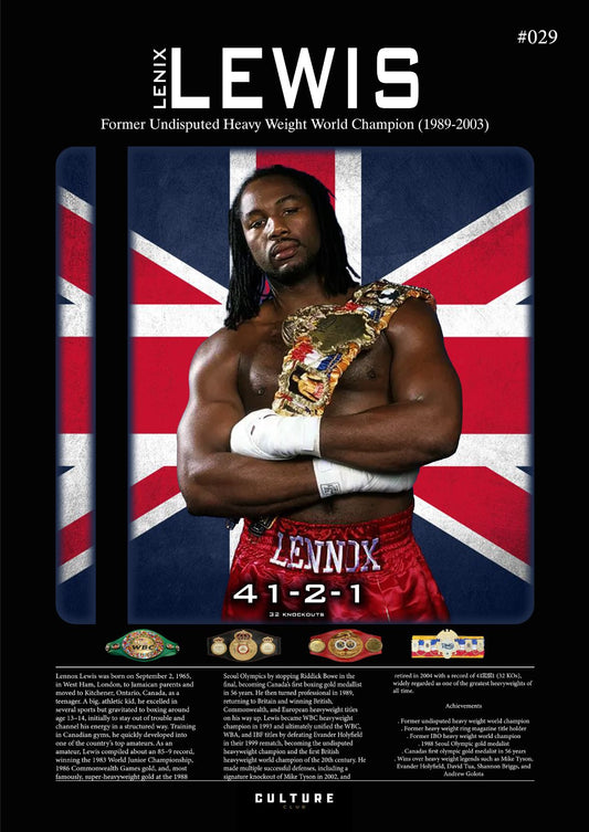 Lenix Lewis Fight Poster